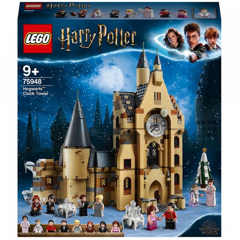 Black Friday Sale - LEGO Harry Potter: Hogwarts Time Clock High Rise Toy (75948 ) - Off-the-Charts Occasion:£58
