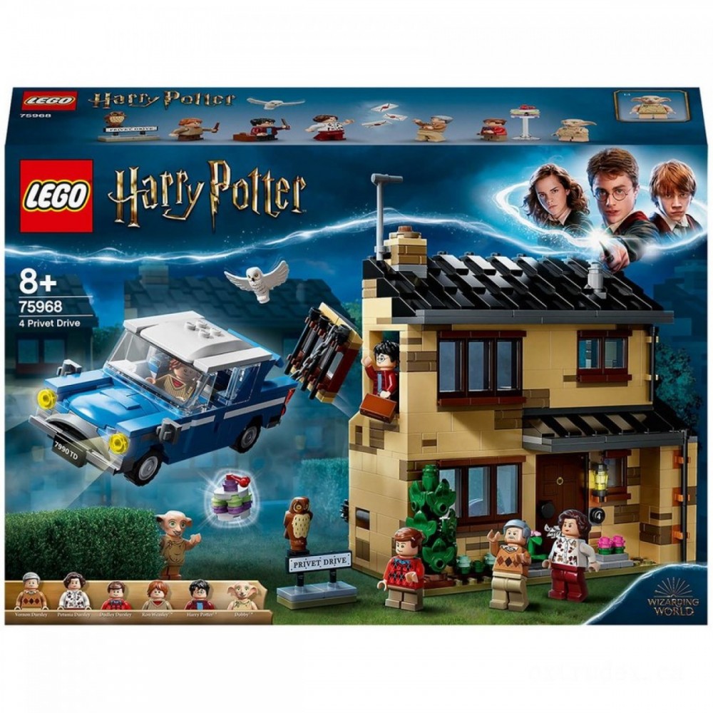 Back to School Sale - LEGO Harry Potter: 4 Privet Ride House Specify (75968 ) - Web Warehouse Clearance Carnival:£44[hoc9404ua]