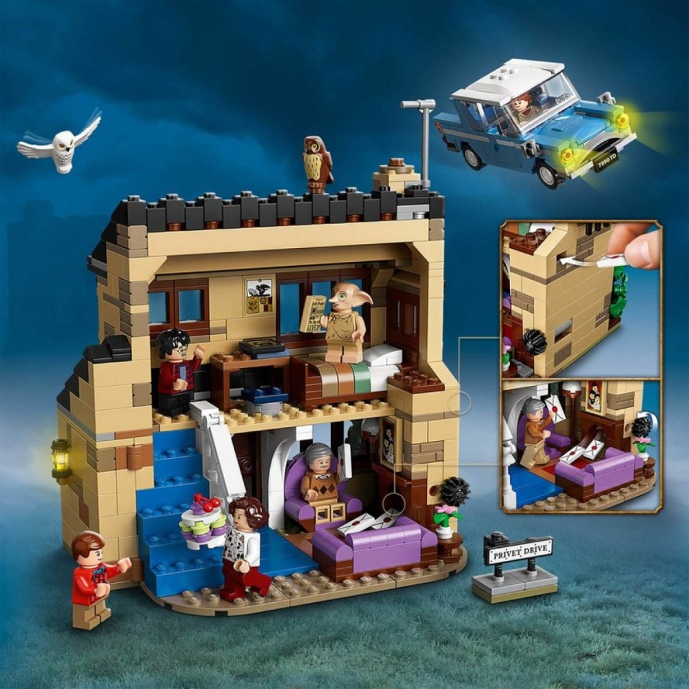 April Showers Sale - LEGO Harry Potter: 4 Privet Drive Residence Set (75968 ) - Steal:£43