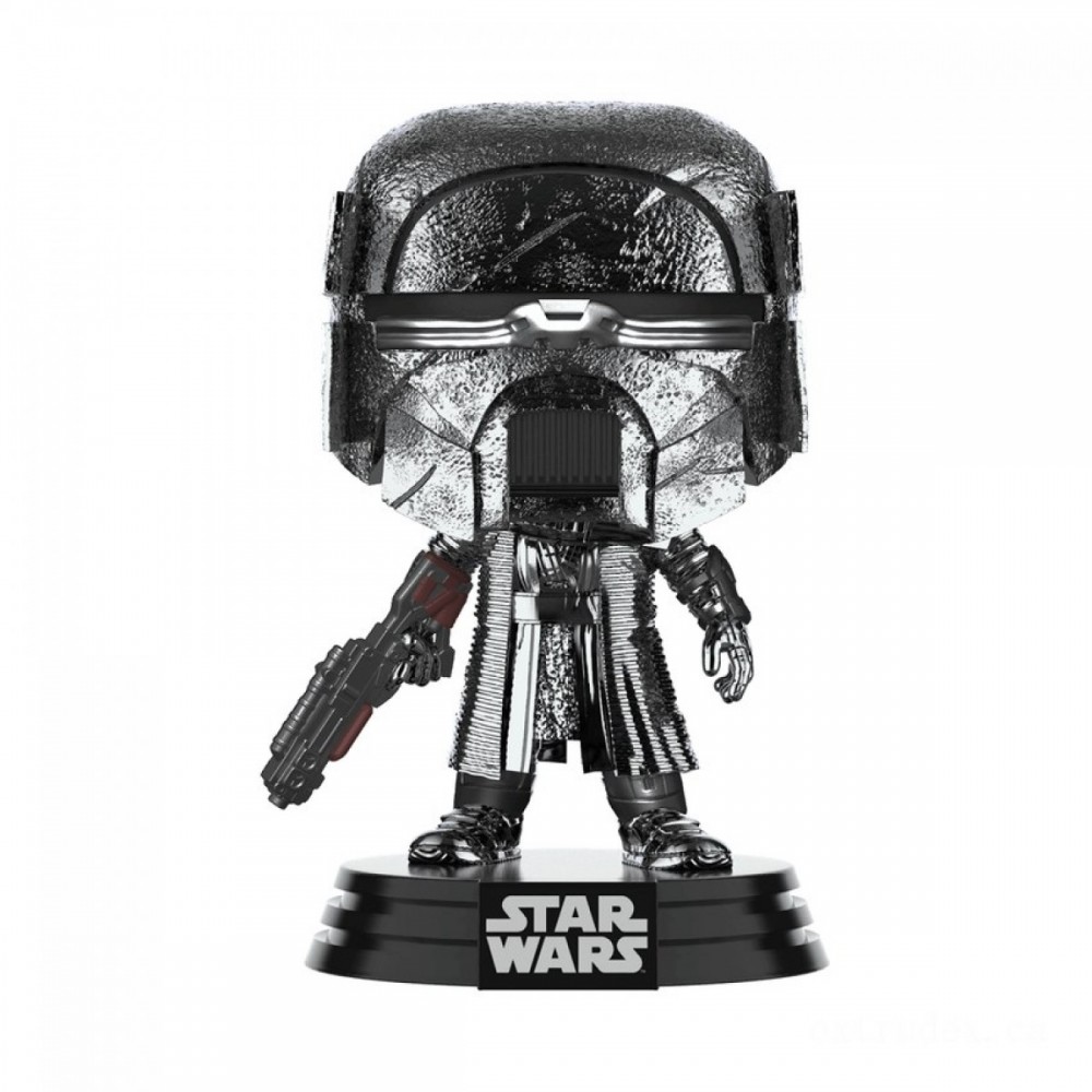 Superstar Wars: Rise of the Skywalker - Knights of Ren Blaster (Hematite Chrome) Funko Stand Out! Plastic