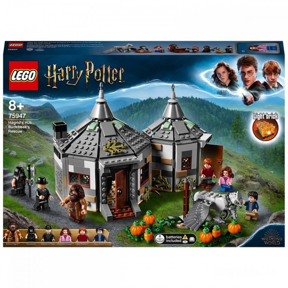 LEGO Harry Potter: Hagrid's Hut Hippogriff Saving Establish (75947 )
