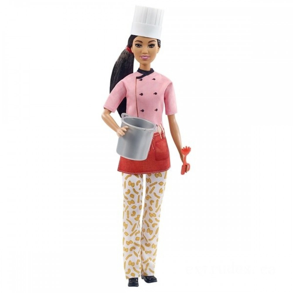 Barbie Careers Spaghetti Gourmet Chef Figurine