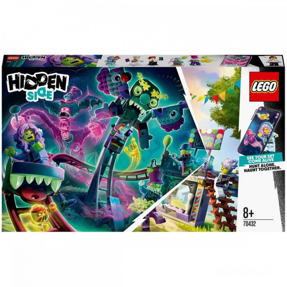 Late Night Sale - LEGO Hidden Side: Haunted Fairground AR Games App Establish (70432 ) - Sale-A-Thon:£33