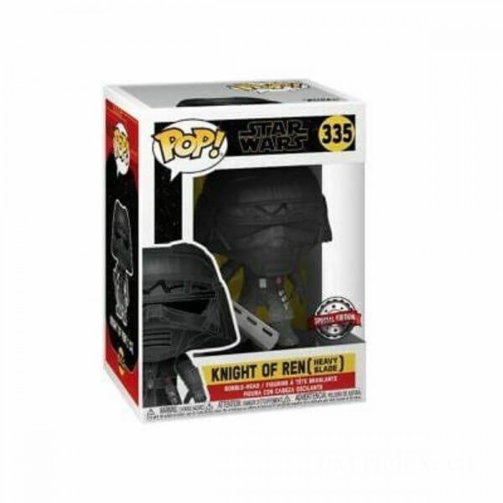 Star Wars - Knight Ren Heavy Blade ep9 EXC Funko Stand out! Vinyl fabric