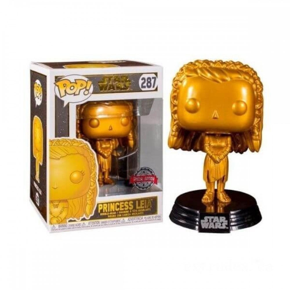 Celebrity Wars - Princess Leia GD MT EXC Funko Stand Out! Vinyl