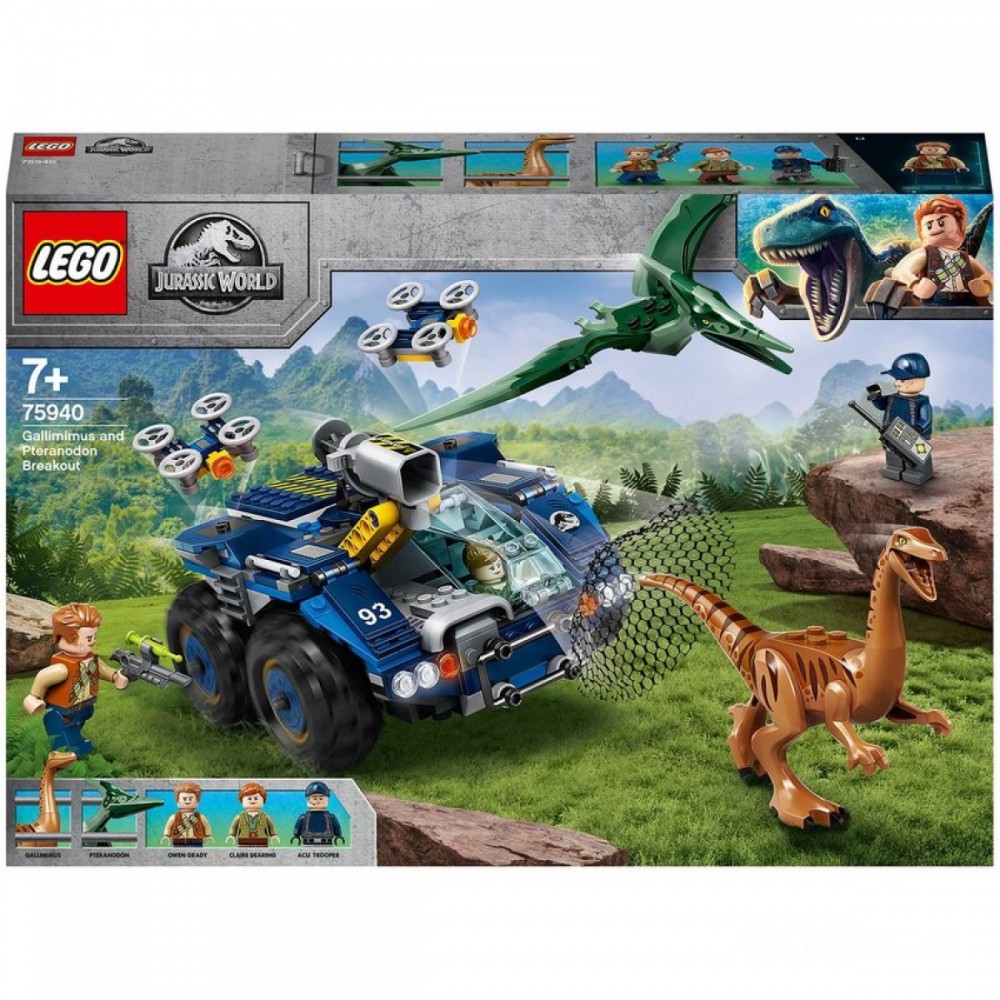 LEGO Jurassic Globe: Pteranodon Dinosaur Outbreak Plaything (75940 )