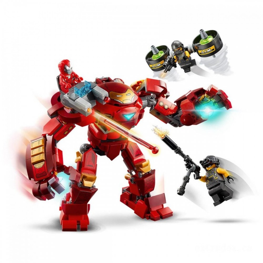 LEGO Marvel Iron Male Hulkbuster vs. A.I.M. Representative Plaything (76164 )