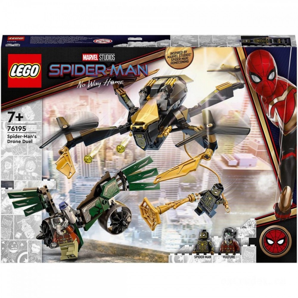 LEGO Super Heroes: Marvel Spider-Man's Drone Duel Structure Toy (76195 )