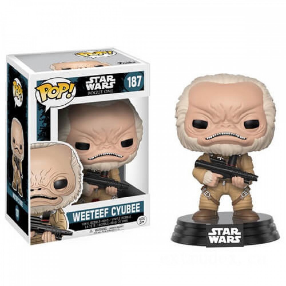 Star Wars Fake One Wave 2 Weeteef Cyubee Funko Stand Out! Vinyl fabric