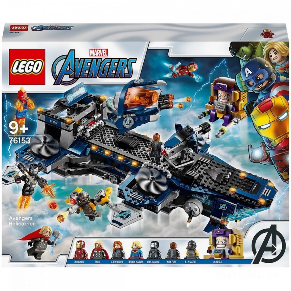 Price Match Guarantee - LEGO Marvel Avengers Helicarrier Plaything (76153 ) - Curbside Pickup Crazy Deal-O-Rama:£67