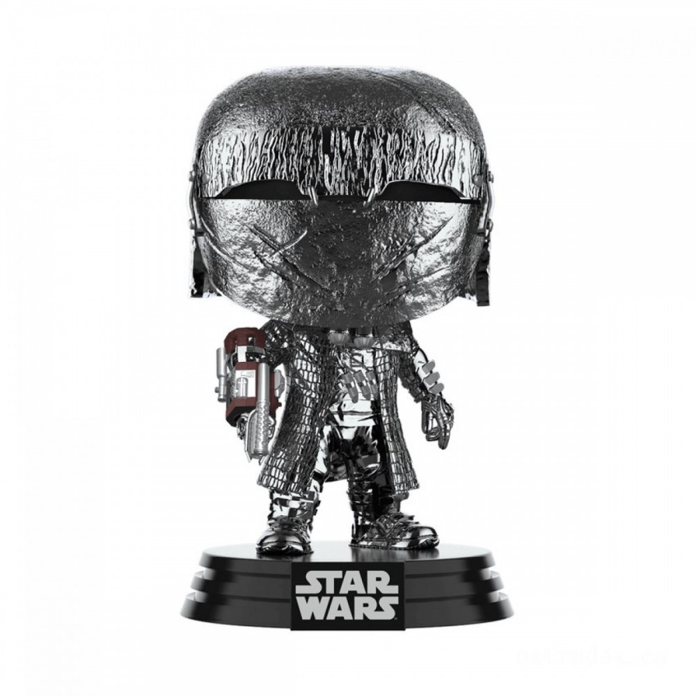 Star Wars: Growth of the Skywalker - Knights of Ren Cannon (Hematite Chrome) Funko Stand Out! Vinyl