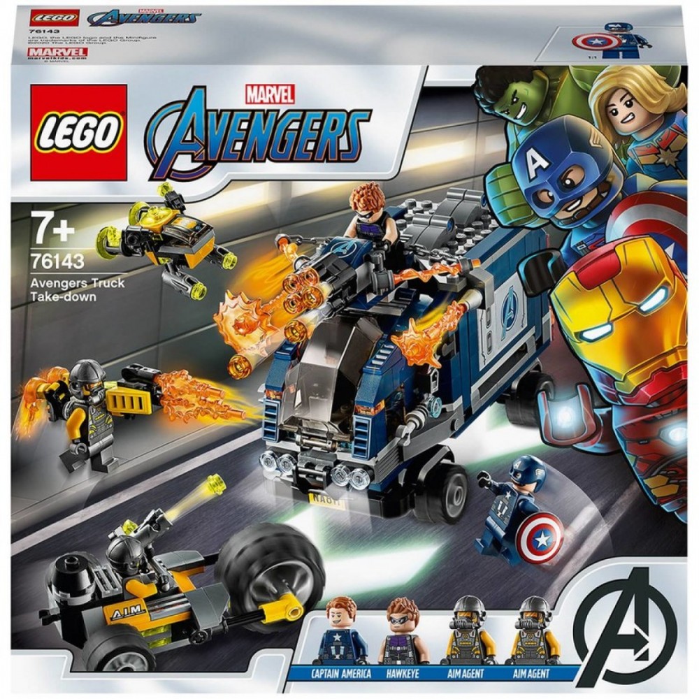 Year-End Clearance Sale - LEGO Super Heroes: Marvel Avengers Vehicle Take-down Establish (76143 ) - Mother's Day Mixer:£27