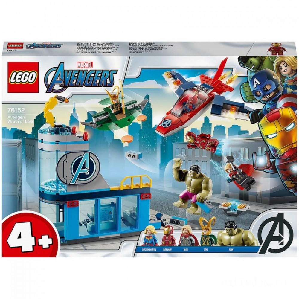 Liquidation - LEGO Marvel 4+ Avengers Wrath of Loki Specify (76152 ) - New Year's Savings Spectacular:£40[lic9473nk]