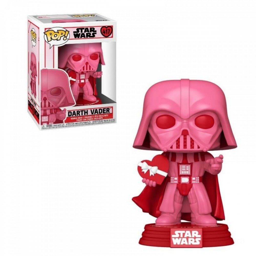 Celebrity Wars Valentines Vader along with Soul Funko Stand Out! Vinyl fabric