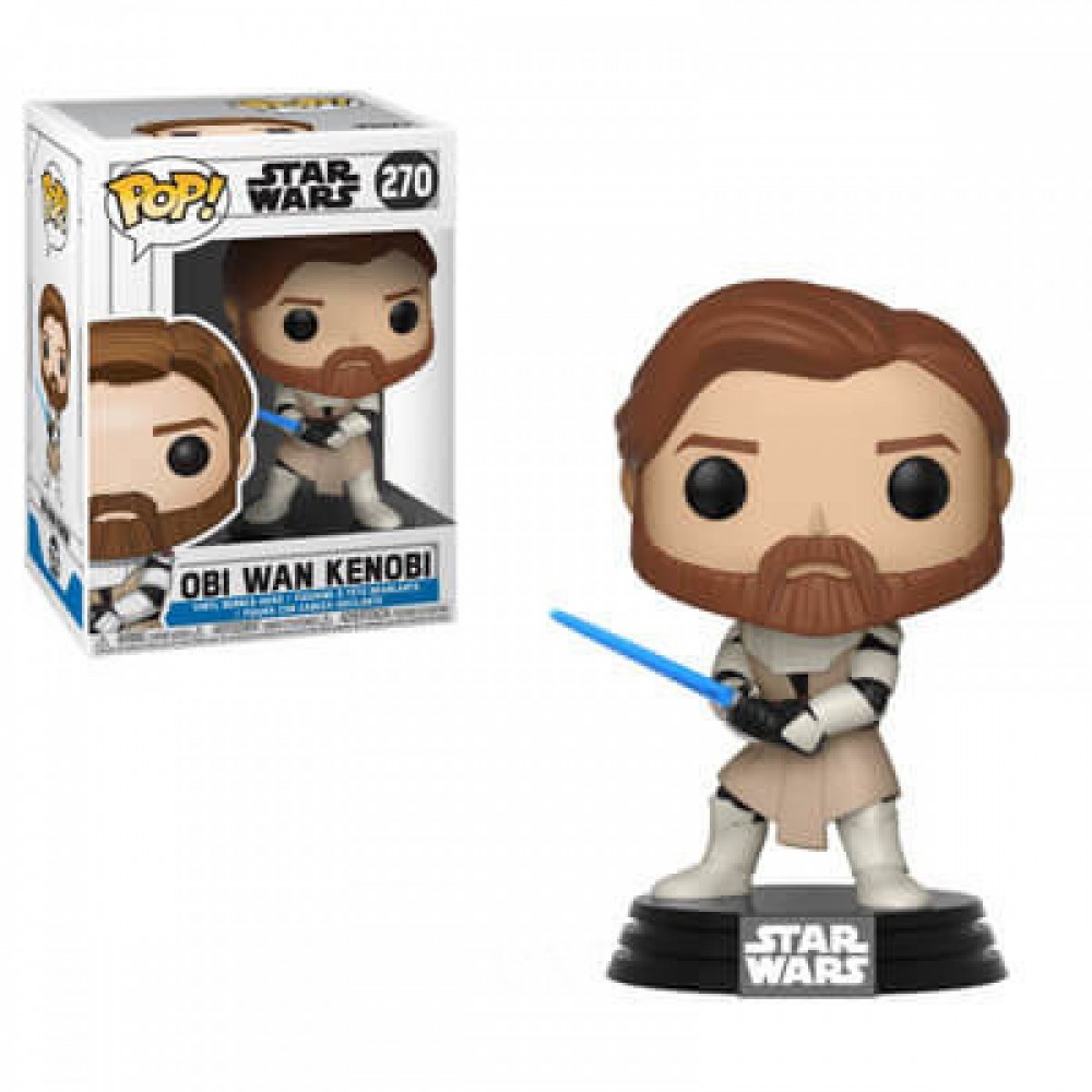 Star Wars Duplicate Wars Obi Wan Kenobi Funko Stand Out! Vinyl fabric