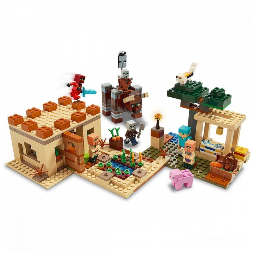 LEGO Minecraft: The Illager Raid Building Establish (21160 )