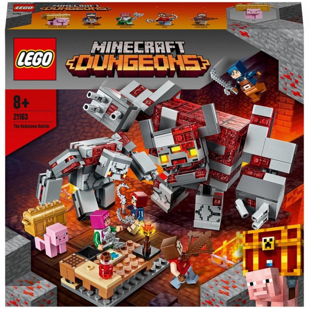 LEGO Minecraft: The Redstone Fight Property Set (21163 )