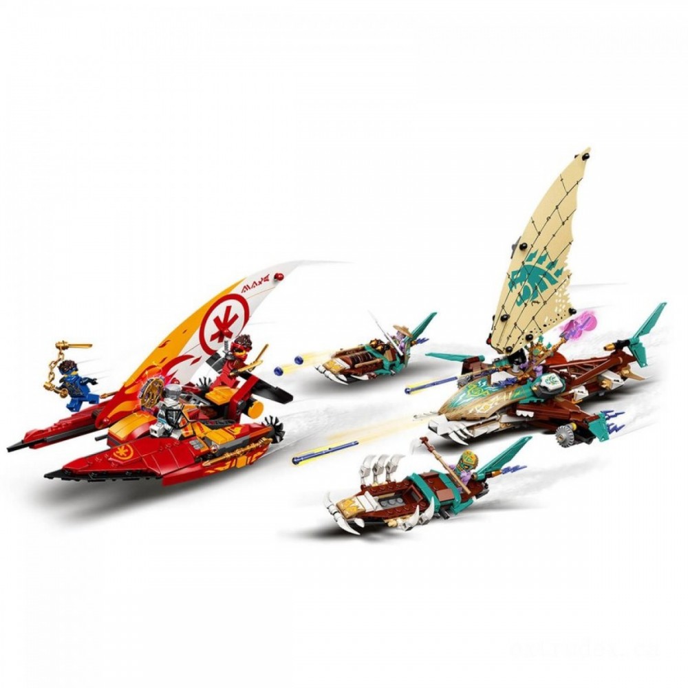 Best Price in Town - LEGO NINJAGO: Sailboat Sea War Property Set (71748 ) - End-of-Year Extravaganza:£31