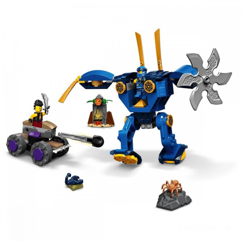 Price Match Guarantee - LEGO NINJAGO: Tradition Jay's Electro Mech Plaything (71740 ) - New Year's Savings Spectacular:£15