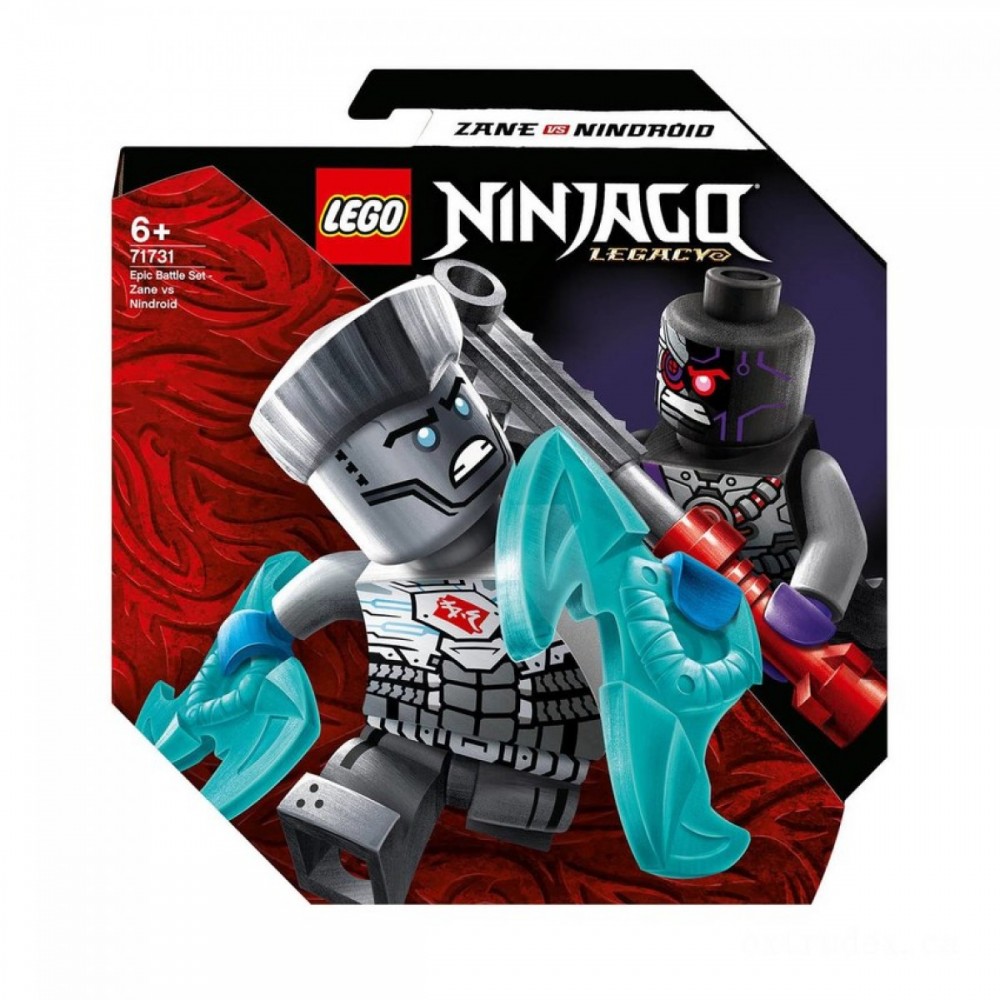 LEGO NINJAGO: Tradition Impressive Fight Establish Zane vs. Nindroid (71731 )