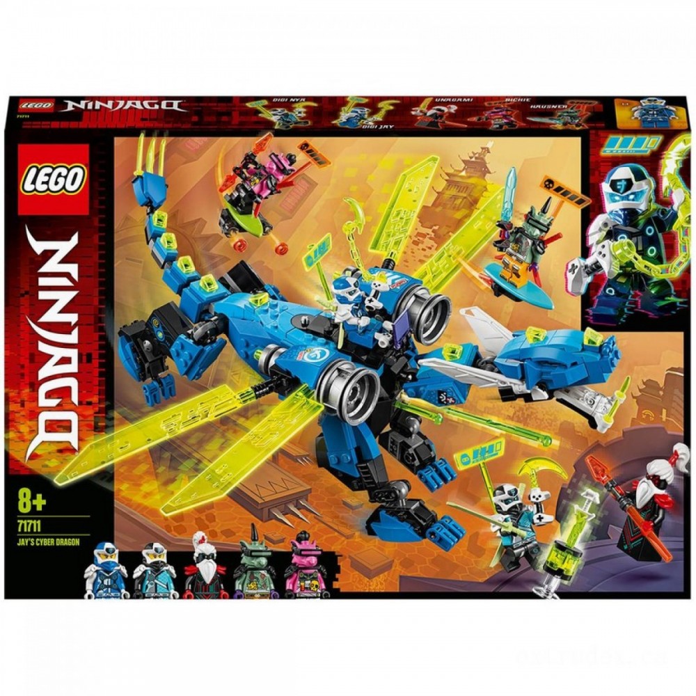 Year-End Clearance Sale - LEGO NINJAGO: Jay's Cyber Monster Mech Plaything Action Number (71711 ) - End-of-Season Shindig:£30