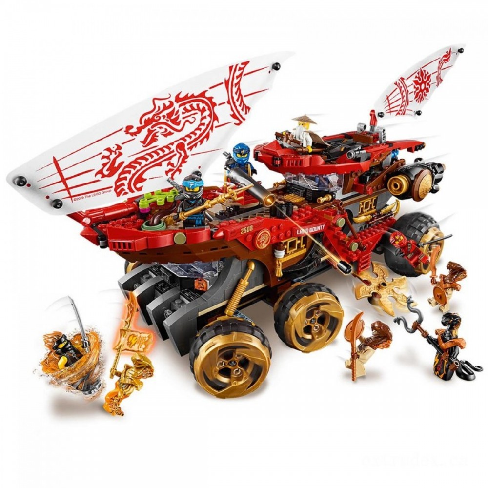 LEGO NINJAGO: Property Bounty Toy Vehicle Ninja Car for Little Ones (70677 )