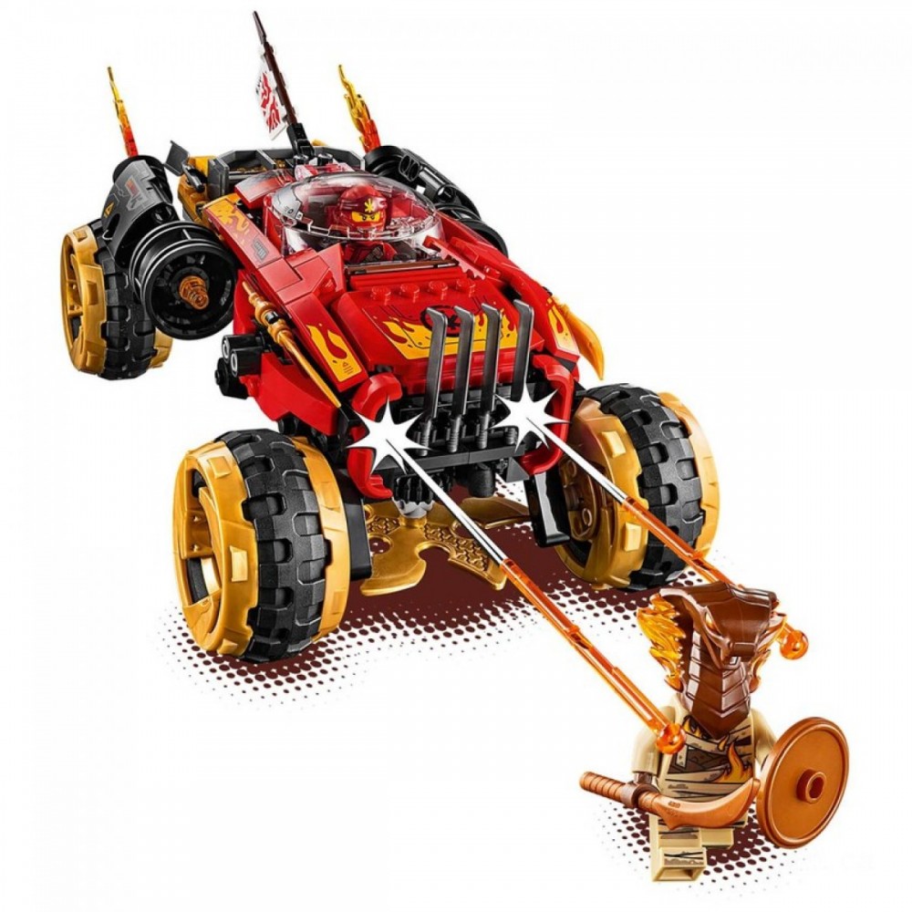 No Returns, No Exchanges - LEGO NINJAGO: Katana 4x4 Motor Vehicle Dabble 5 Minifigures: (70675 ) - Galore:£31[coc9518li]