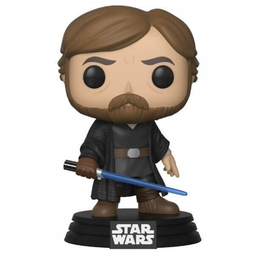 Star Wars The Last Jedi Luke Skywalker w/Light Scimitar Funko Pop! Plastic