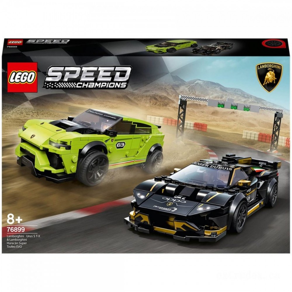 LEGO Speed Champions: Lamborghini Urus & Huracán Establish (76899 )