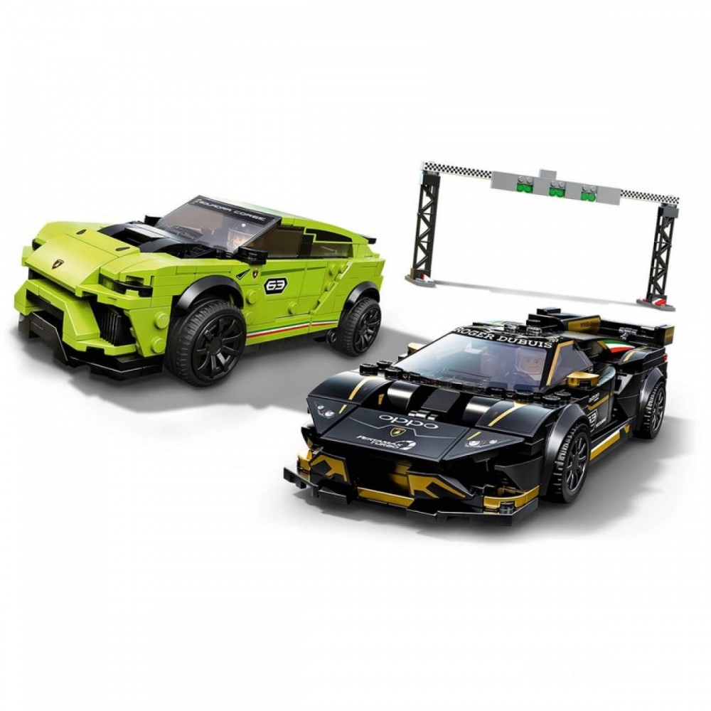 Winter Sale - LEGO Speed Champions: Lamborghini Urus & Huracán Prepare (76899 ) - Closeout:£27