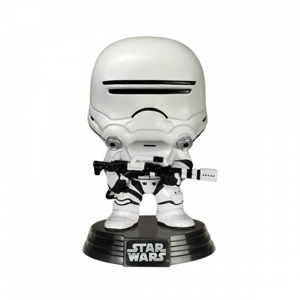Celebrity Wars The Final Jedi First Order Flametrooper Funko Stand Out! Vinyl