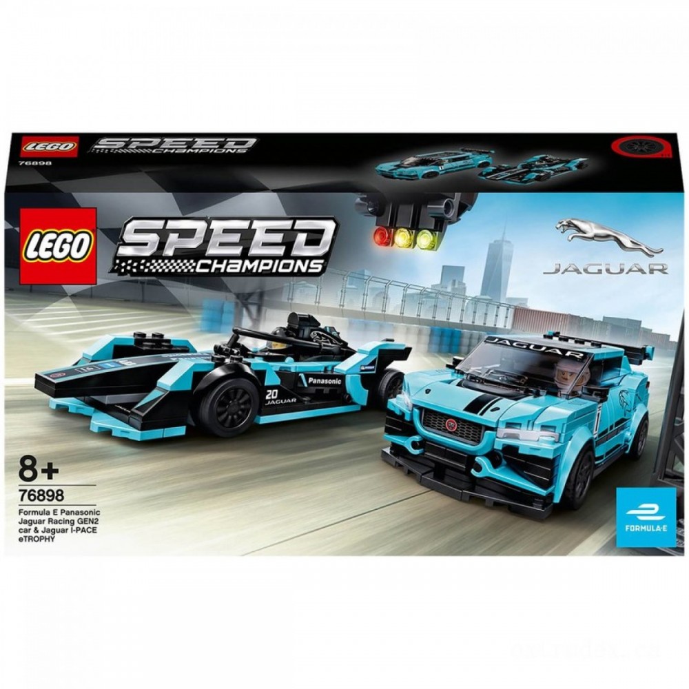 LEGO Speed Champions: Panasonic Cat Dashing Automobiles Establish (76898 )