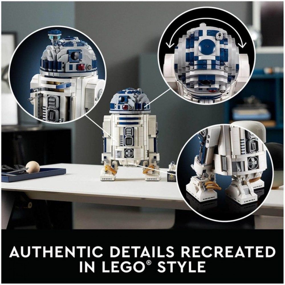 August Back to School Sale - LEGO Star Wars R2-D2 Antique Structure Design (75308 ) - Off-the-Charts Occasion:£83