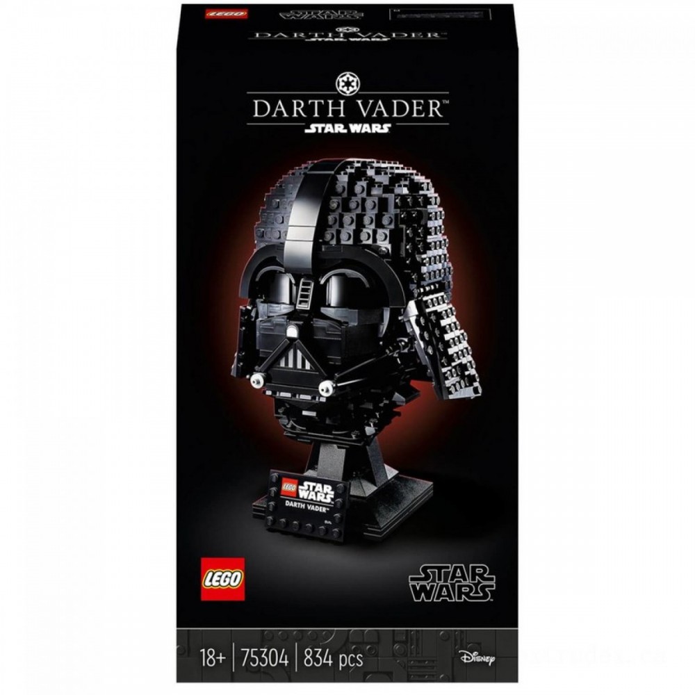 Year-End Clearance Sale - LEGO Star Wars: Darth Vader Safety Helmet Establish for Grownups (75304 ) - Web Warehouse Clearance Carnival:£51