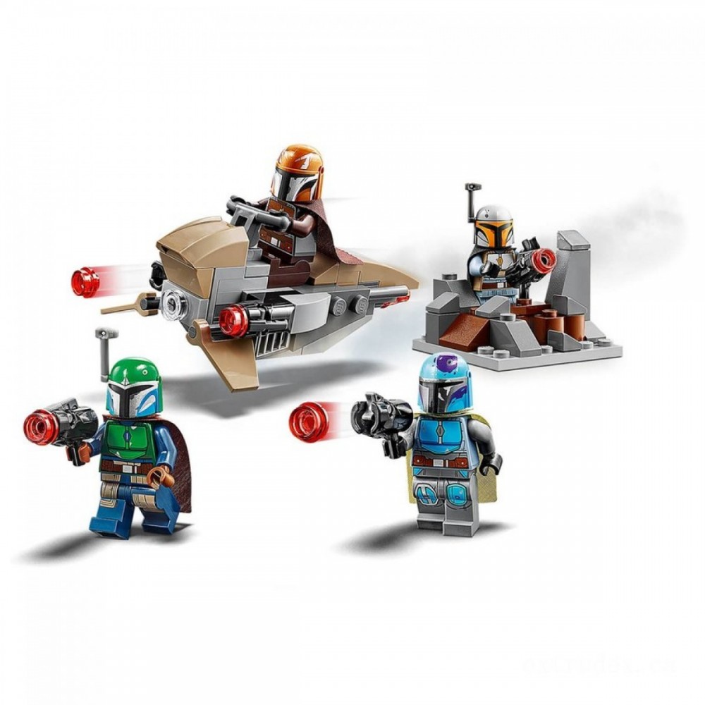 LEGO Star Wars: Mandalorian Struggle Stuff Building Establish (75267 )