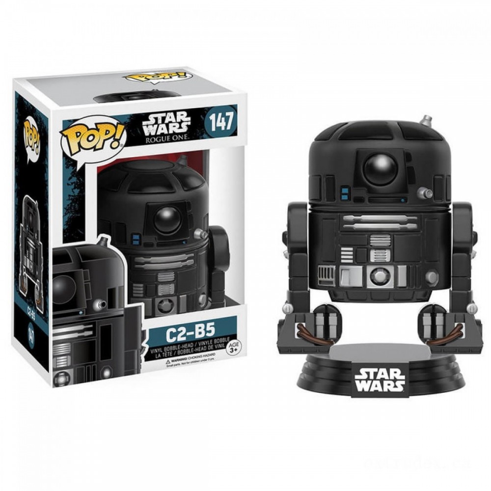 Superstar Wars: Fake One C2-B5 Funko Stand Out! Vinyl fabric