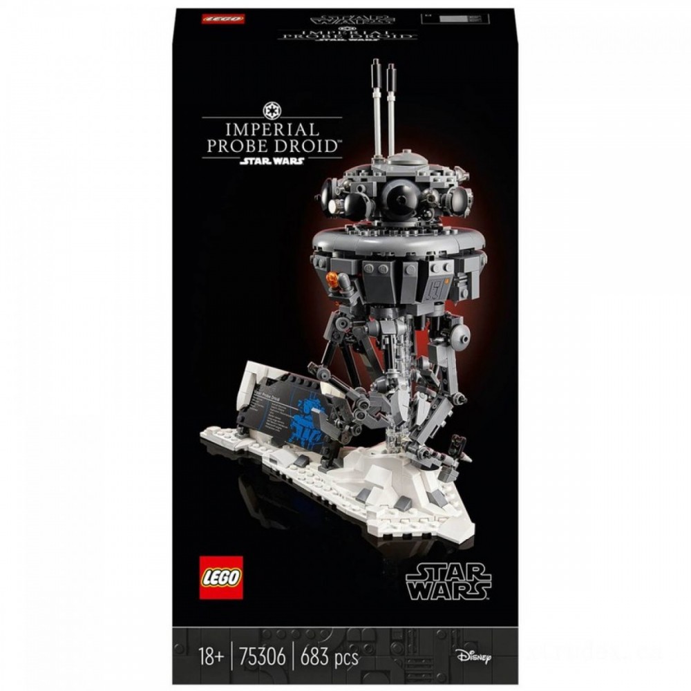 LEGO Star Wars: Imperial Probe Android Grownup Building Set (75306 )