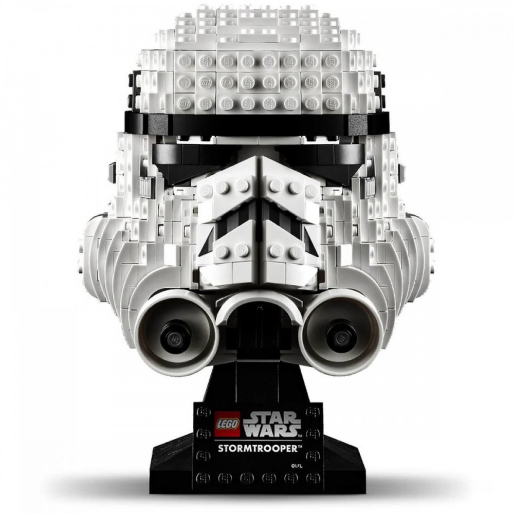 August Back to School Sale - LEGO Star Wars: Stormtrooper Safety Helmet Feature Establish (75276 ) - Winter Wonderland Weekend Windfall:£43