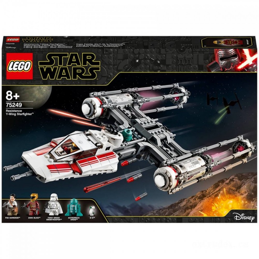 May Flowers Sale - LEGO Star Wars: Resistance Y-Wing Starfighter Establish (75249 ) - Thrifty Thursday Throwdown:£42[coc9580li]