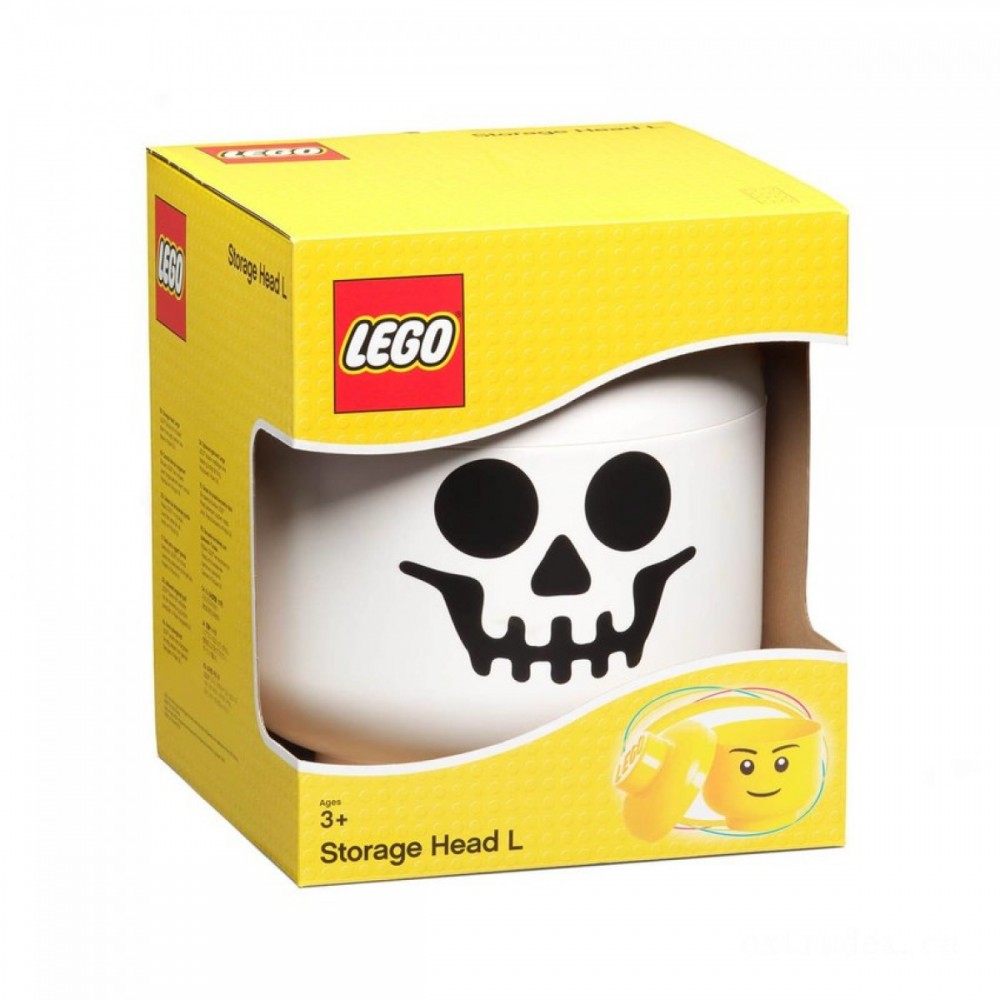 LEGO Storage Space Skeletal System Head - Big