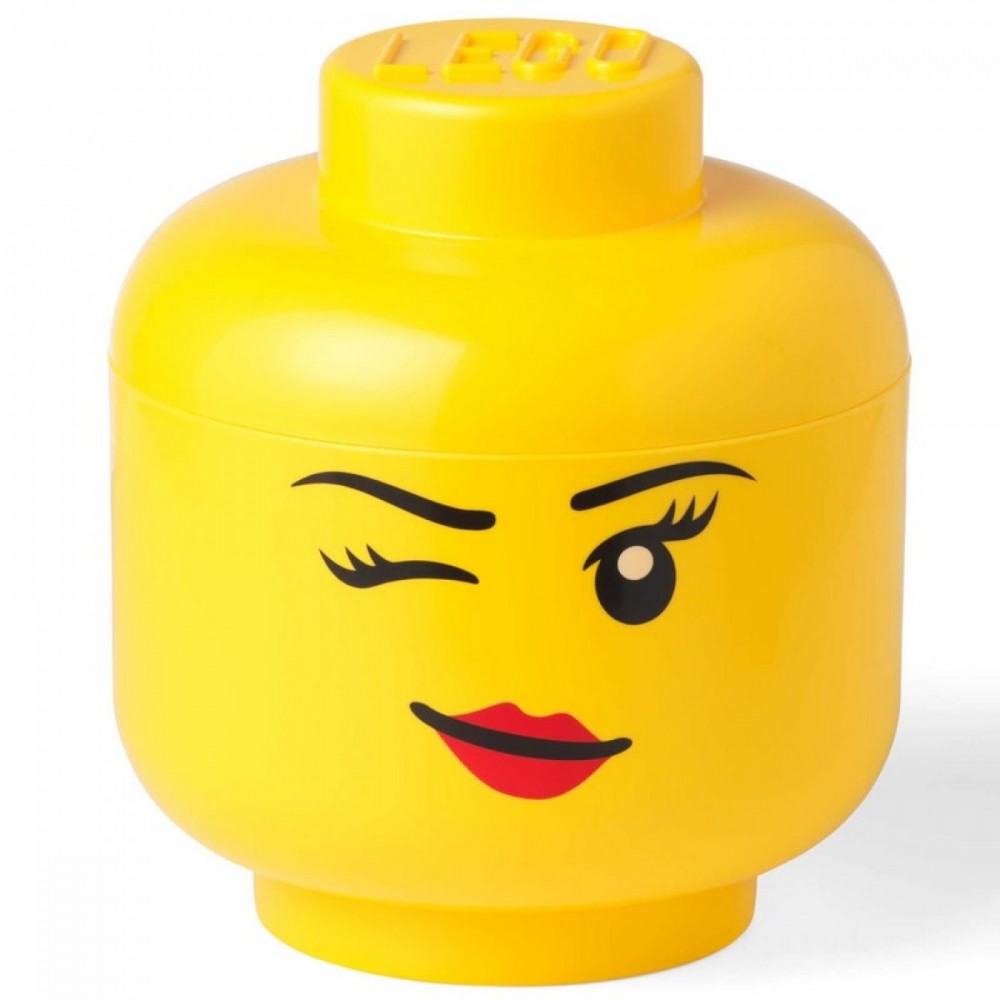 LEGO Storage Space Head Winky Sizable