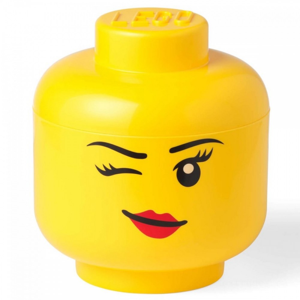 Cyber Monday Sale - LEGO Storage Head Winky Small - Super Sale Sunday:£14