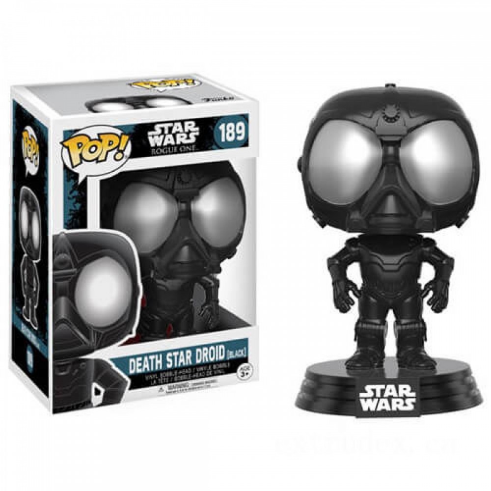 Superstar Wars Fake One Surge 2 Death Star Droid Funko Stand Out! Vinyl