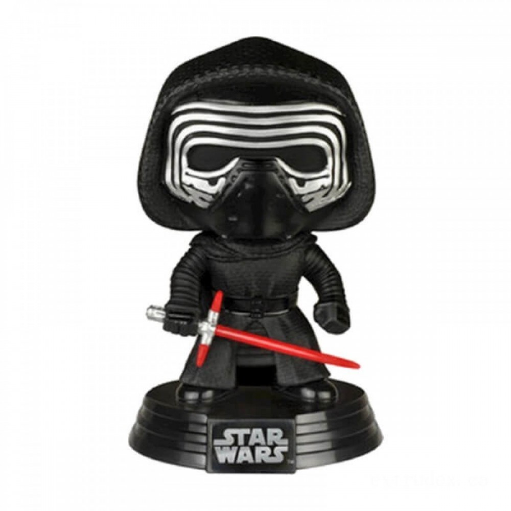 Celebrity Wars The Power Awakens Kylo Ren Funko Stand Out! Vinyl fabric