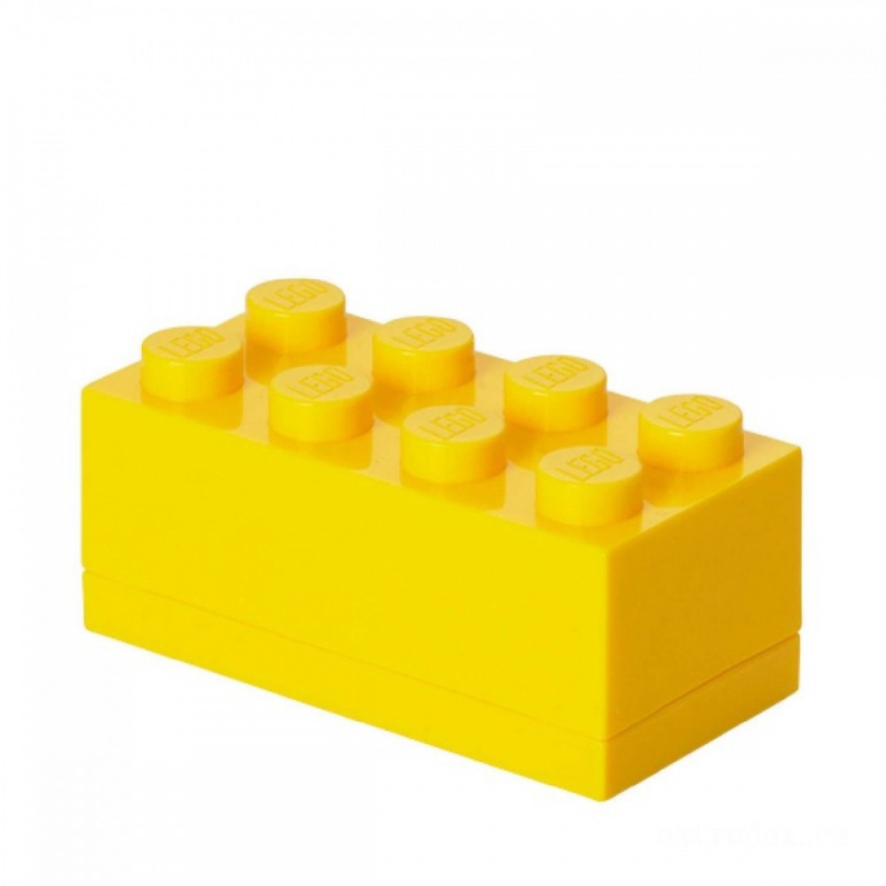 Blowout Sale - LEGO Mini Carton 8 - Bright Yellow - Online Outlet Extravaganza:£6