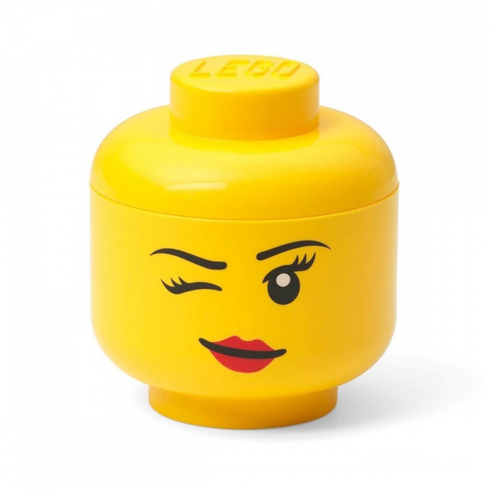 Late Night Sale - LEGO Storing Mini Head - Winky - Spree-Tastic Savings:£7