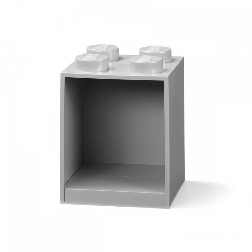LEGO Storage Space Block Rack 4 - Grey