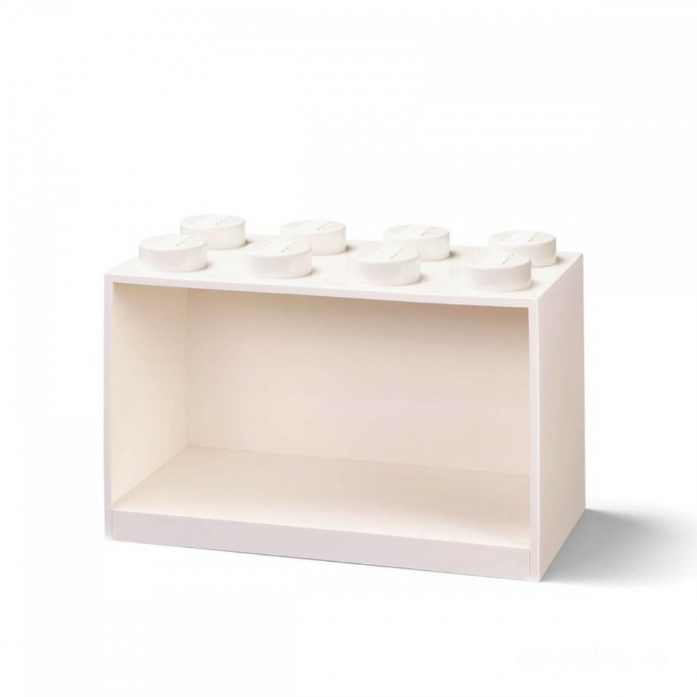 LEGO Storing Block Shelf 8 - White