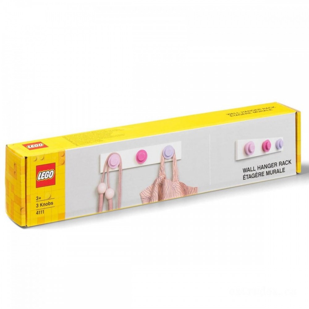 Holiday Shopping Event - LEGO Storage Wall Surface Wall Mount Shelf - Pink - Online Outlet Extravaganza:£11[lac9643ma]