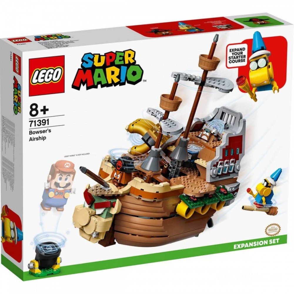 LEGO Super Mario Bowser's Airship Growth Establish Plaything (71391 )